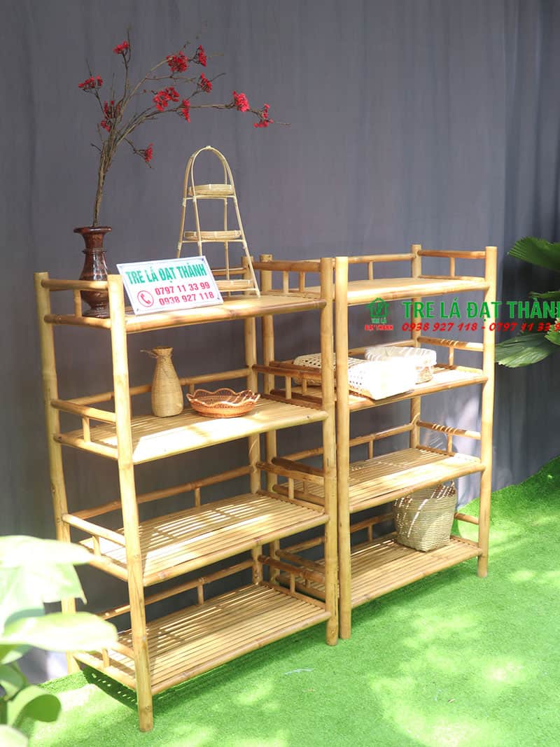 Kệ Đựng Trái Cây Bằng Tre - KDTCBT004